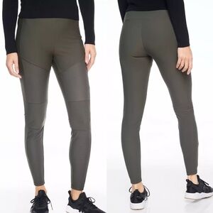 Athleta Olive Madison Moto Tight Commute Travel Lifestyle Pant #383903 12